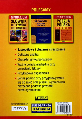 Opracowania lektur [KSIĄŻKA]