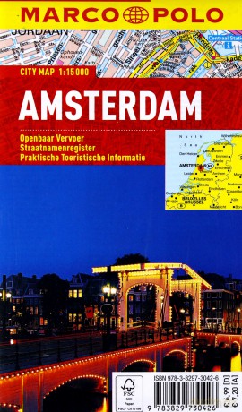 Plan Miasta Marco Polo. Amsterdam