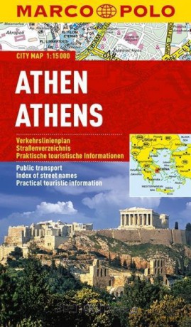 Plan Miasta Marco Polo. Athen