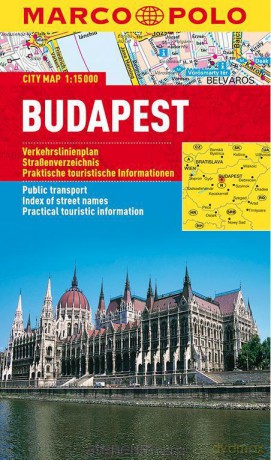 Plan Miasta Marco Polo. Budapest