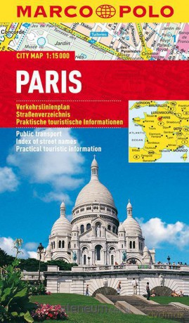 Plan Miasta Marco Polo. Paris
