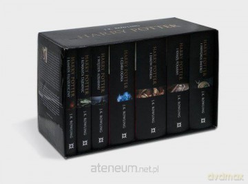Harry Potter Kolekcja (Tom I-VII) Czarna edycja (m) - J.K. Rowling [BOX] [7xKSIĄŻKA]