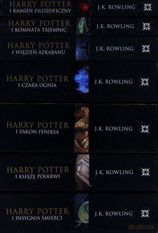Harry Potter Kolekcja (Tom I-VII) Czarna edycja (m) - J.K. Rowling [BOX] [7xKSIĄŻKA]