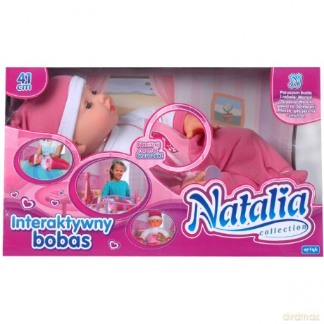 ARTYK Lalka Natialia Bobas ze smoczkiem