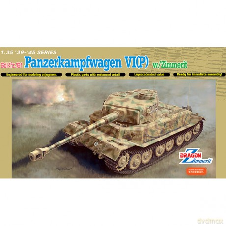 DRAGON Panzerkampfwagen VI (P) wzimmeri