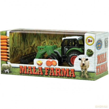 DROMADER Zestaw Mała Farma Traktor metal.