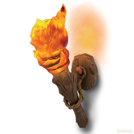 Lampka nocna Dumel pomarańcze i czerwienie