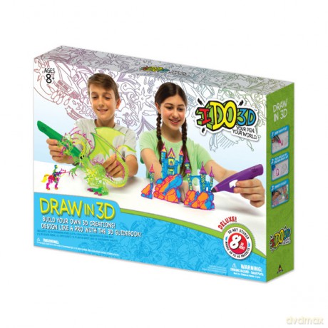 IDO3D Delux 8 długopisów 3D
