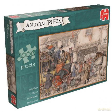 JUMBO 1000 el. Anton Pieck Dyliżans [PUZZLE]