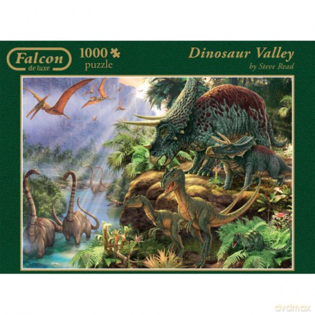 JUMBO 1000 el. Falcon Dinozaury [PUZZLE]