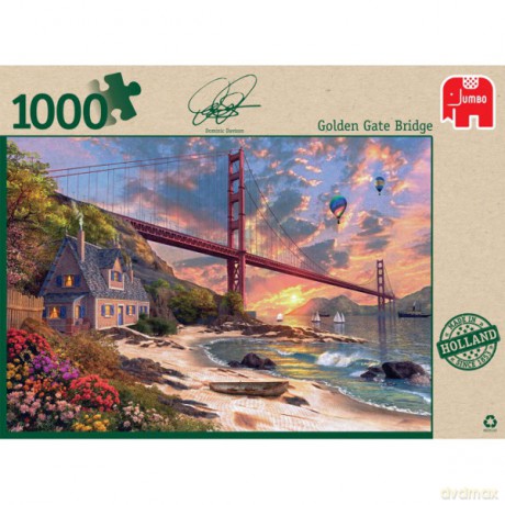 JUMBO 1000 el. Most złotej bramy [PUZZLE]