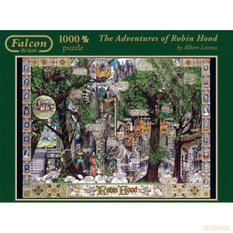 JUMBO 1000 el. Przygody Robin Hooda [PUZZLE]