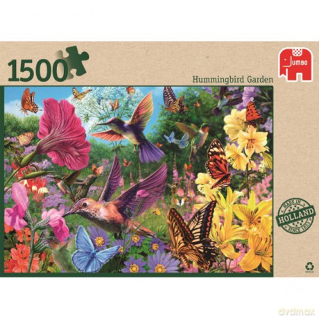 JUMBO 1500 el. Koliber wśród kwiatów [PUZZLE]