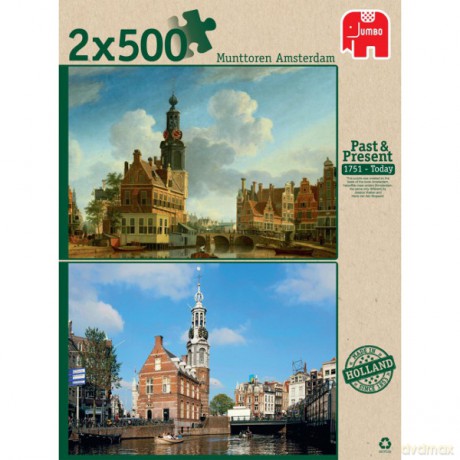 JUMBO 2X500 el. Munttoren Amsterdam [PUZZLE]