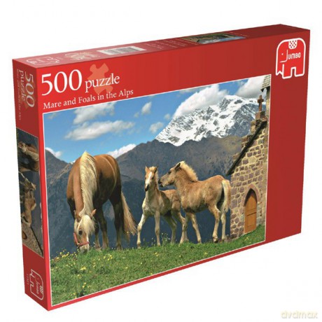 JUMBO 500 el. Zwierzęta w Alpach [PUZZLE]