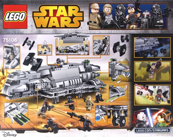 LEGO Gwiezdne Wojny Imperial Asault Carrier (Star Wars) (75106) [KLOCKI]