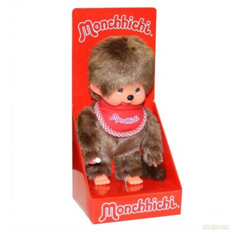 MONCHHICHI Klasyczny chłopiec, czerwony