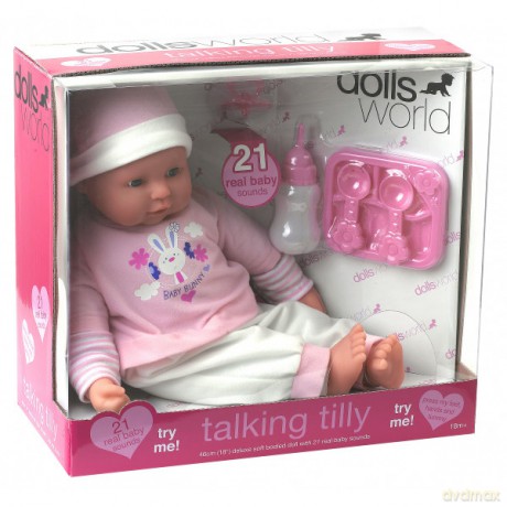 PETERKIN Lalka bobas 46 cm Talking Till