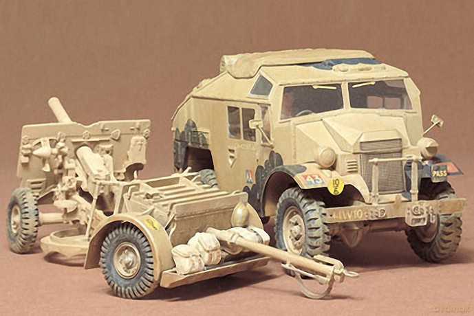 TAMIYA British 25 Pndr GunQuad