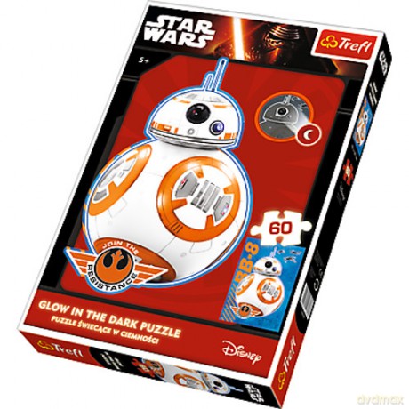TREFL 60 el. Glow in the dark, Gwiezdne Wojny (Star Wars) [PUZZLE]