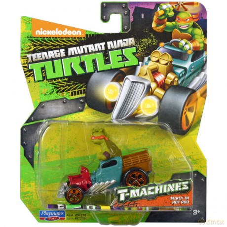 TURTLES Żółwie Ninja Mike z pojazdem