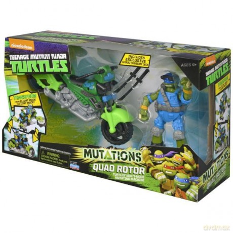 TURTLES Żółwie Ninja Mutating Quad Leo