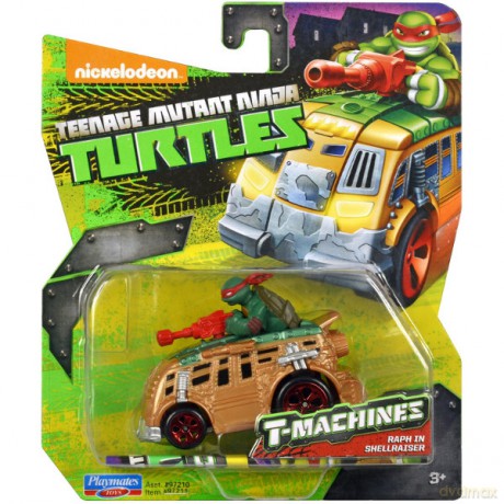 TURTLES Żółwie Ninja Raph z pojazdem