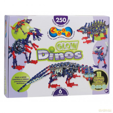 ZOOB Glow Dinos [KLOCKI]