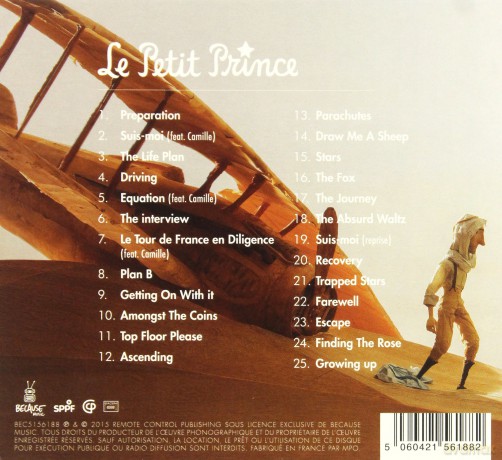 Le Petit Prince soundtrack (Mały Książę) [CD]