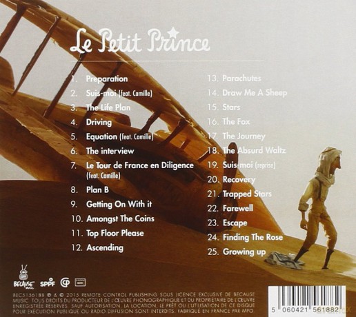 Le Petit Prince soundtrack (Mały Książę) (Hans Zimmer) [CD]