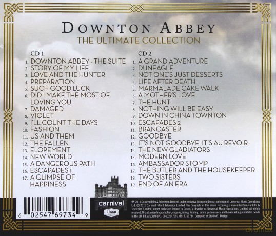 Downton Abbey The Ultimate Collection soundtrack [2CD]