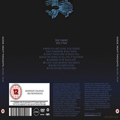 Suede: Night Thoughts [CD]+[DVD]