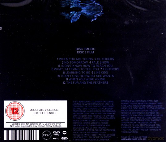 Suede: Night Thoughts [CD]+[DVD]