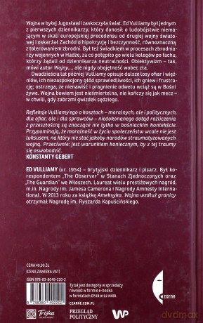 Wojna umarła, niech żyje wojna. Bośniackie rozrachunki - Ed Vulliamy (twarda) [KSIĄŻKA]
