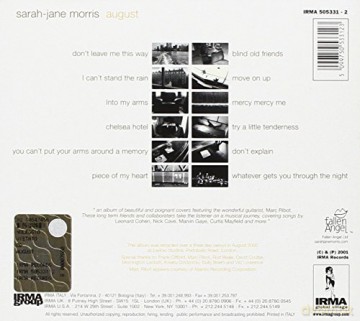 Sarah Jane Morris: August [CD]
