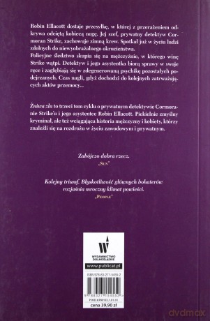 Żniwa zła - Robert Galbraith [KSIĄŻKA]