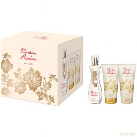 Christina Aquilera Woman - Woda perfumowana dla kobiety 30 ml + żel pod prysznic 50 ml + balsam do ciała 50 ml
