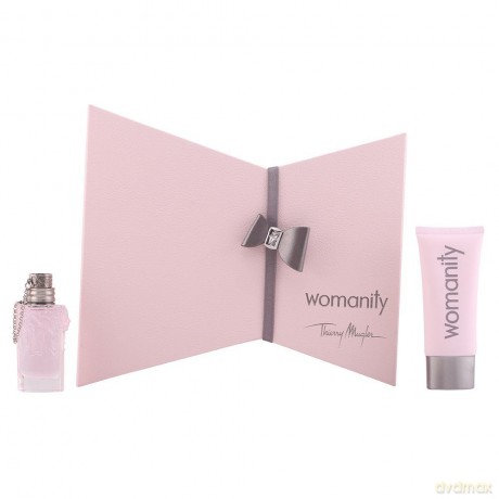 Thierry Mugler Womanity - Woda perfumowana dla kobiety (refill) 30 ml + balsam do ciała 100 ml