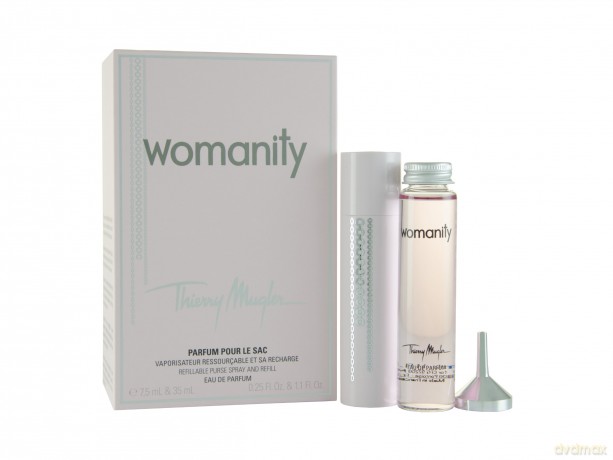 Thierry Mugler Womanity - Woda perfumowana dla kobiety (refill) 35 ml + Woda perfumowana dla kobiety (refill) 7,5 ml