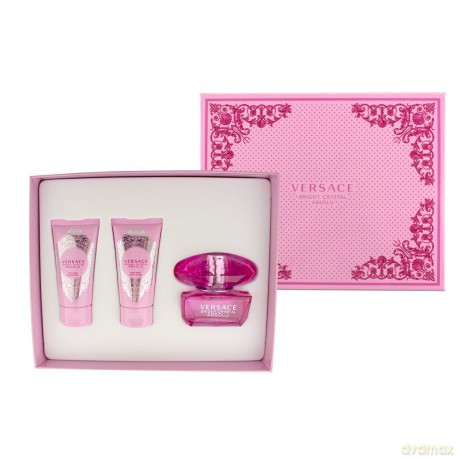 Versace Bright Crystal Absolu - Woda perfumowana dla kobiety 50 ml + balsam do ciała 50 ml + żel pod prysznic 50 ml