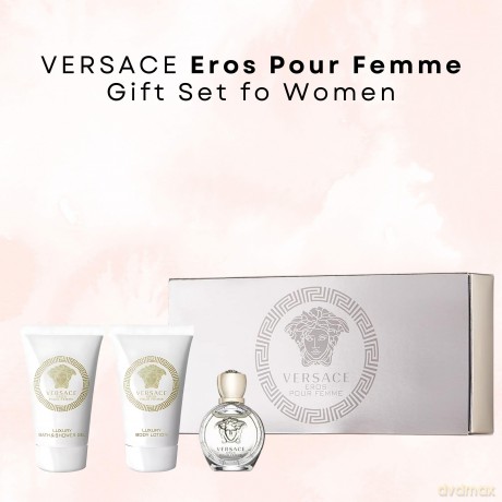 Versace Eros Pour Femme - Woda perfumowana dla kobiety 5 ml + żel pod prysznic 25 ml + balsam do ciała 25 ml