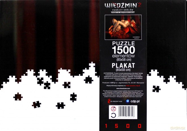Puzzle 1500 Wiedźmin 2 - Triss PL [PUZZLE]