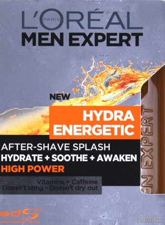L'Oreal Woda po goleniu Hydra Energetic High Power (After-Shave Splash) 100 ml