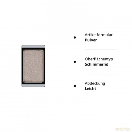 Artdeco Perłowy Cień do powiek (Eyeshadow Pearl) 0,8 g 05 Pearly Grey Brown