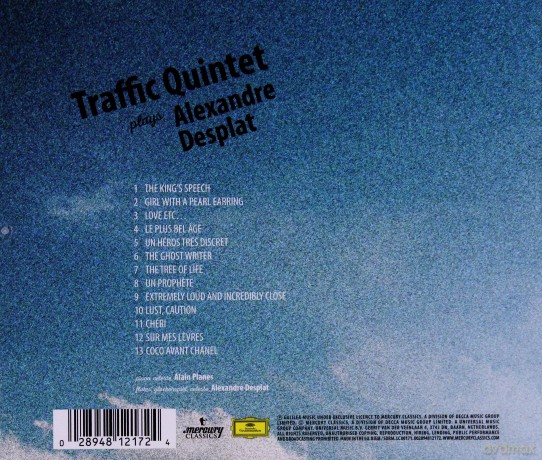 Traffic Quintet: Plays Alexandre Desplat [CD]
