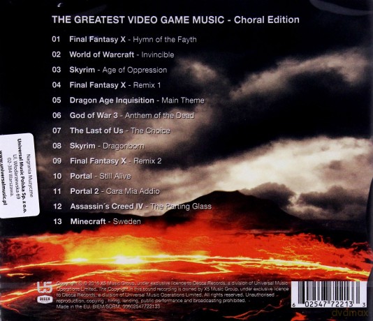 The Greatest Video Game Music Choral Edition [CD]