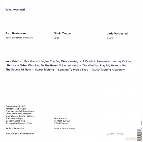 Tord Gustavsen: What Was Said [2xWinyl]