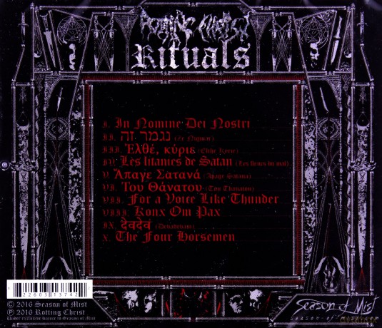 Rotting Christ: Rituals [CD]