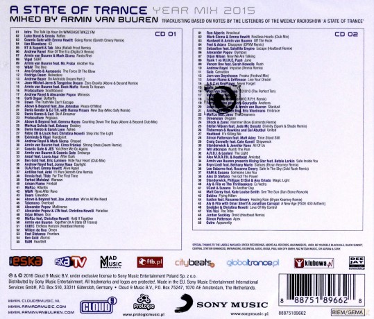Armin van Buuren: A State of Trance Year Mix 2015 [2CD]