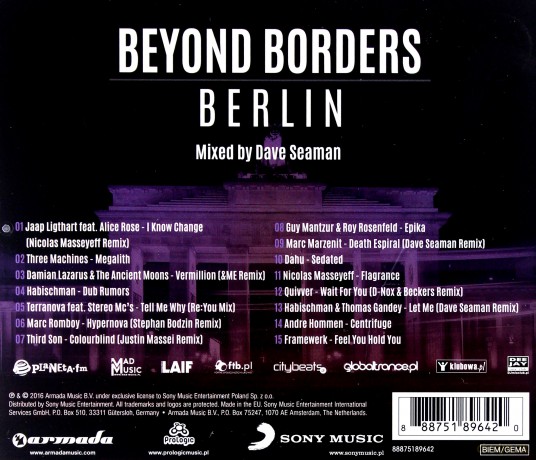 Dave Seaman: Beyond Borders: Berlin [CD]